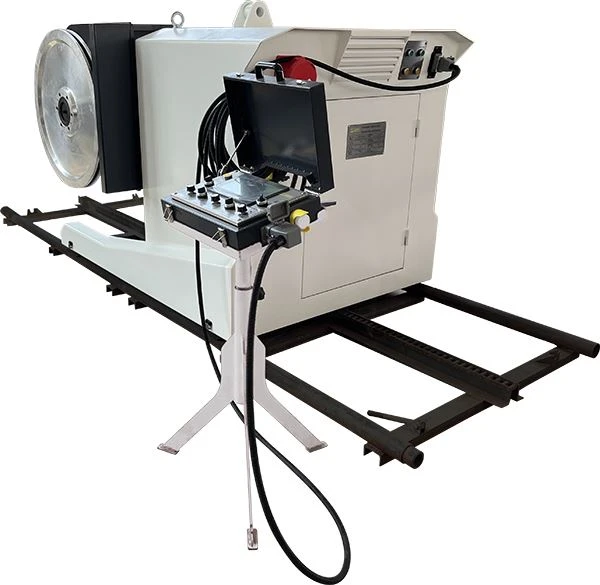 granite wire saw cutting machine